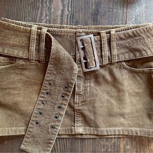 Hollister Low Rise Micro Mini Skirt w/ Buckle